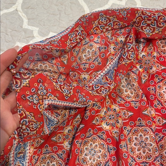 Max Studio Floral Patterned Top - Picture 4 of 6